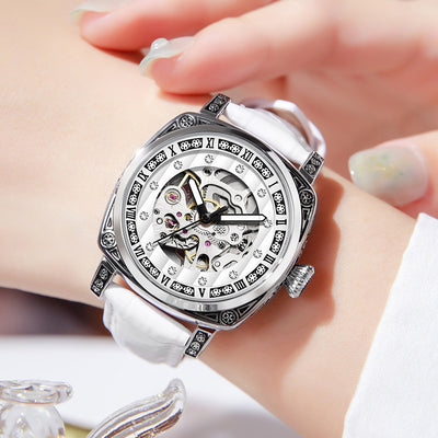 Leather Belt Needles Luminous Watches