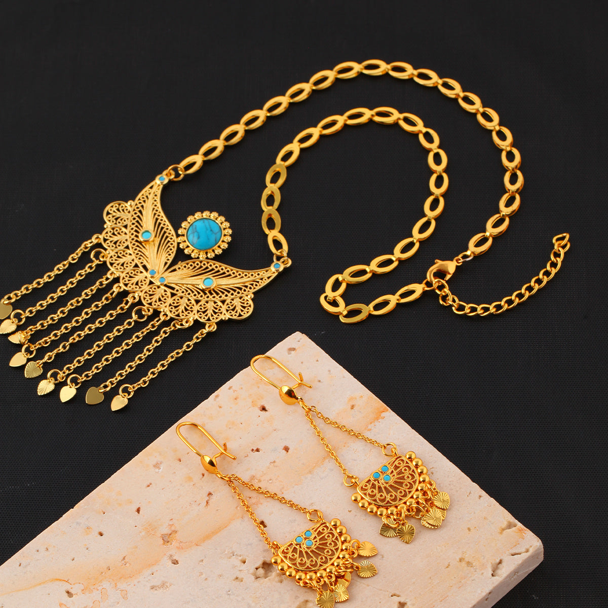 Copper Plated 18k Gold