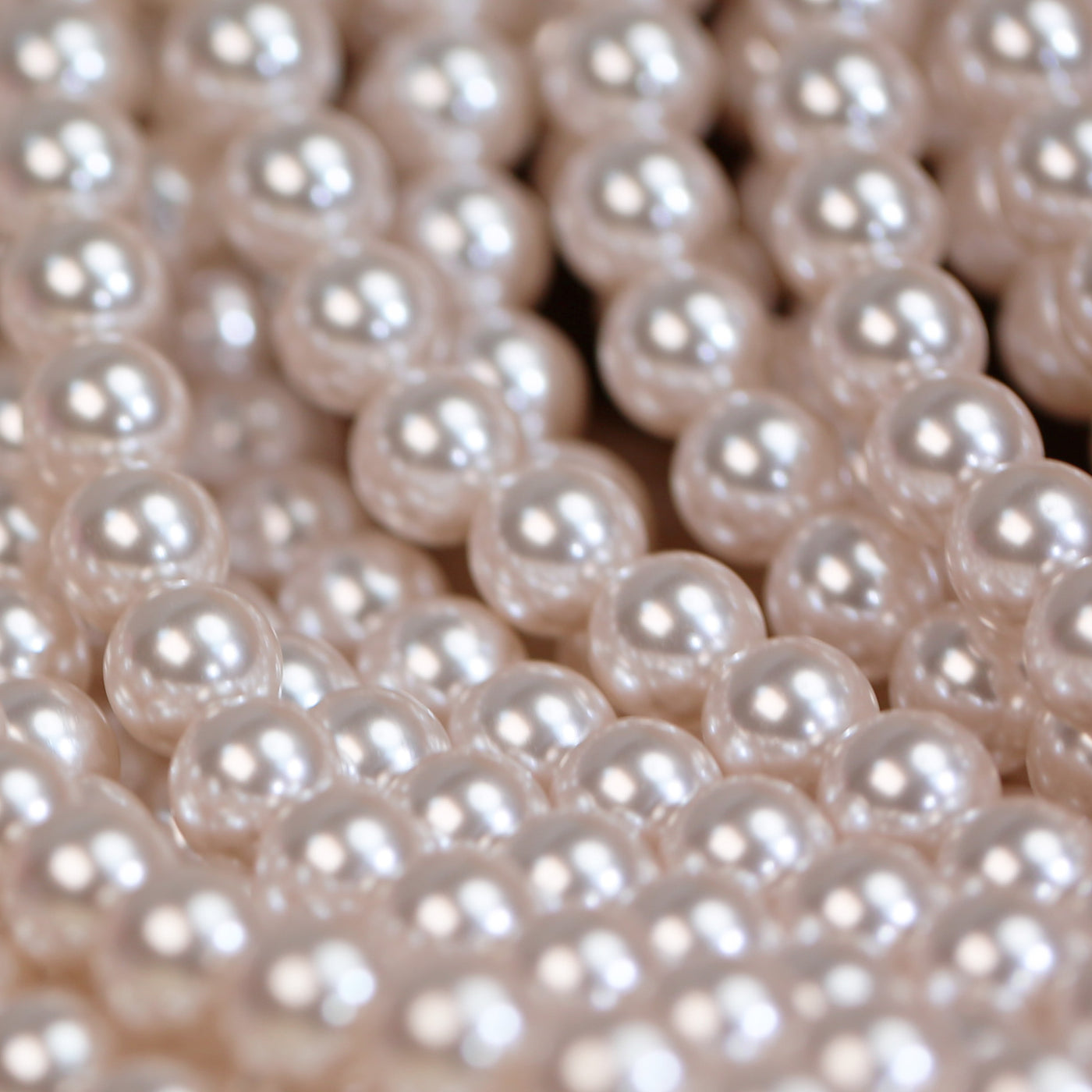 Pearl Round Scattered Beads Ornament