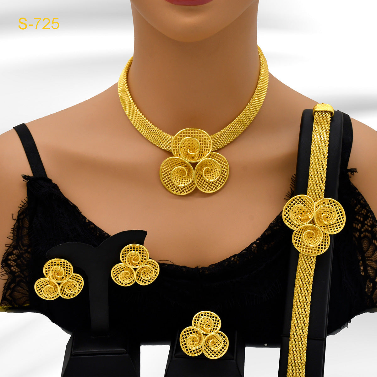 Fashion Necklace Earring Bracelet